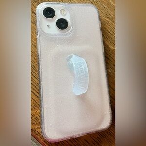 Clear sparkly loopy for iPhone 13 mini